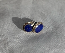 Load image into Gallery viewer, Lapis stud earrings
