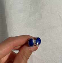 Load image into Gallery viewer, Lapis stud earrings
