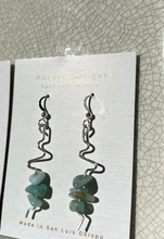 Load image into Gallery viewer, Amazonite Wire Earrings
